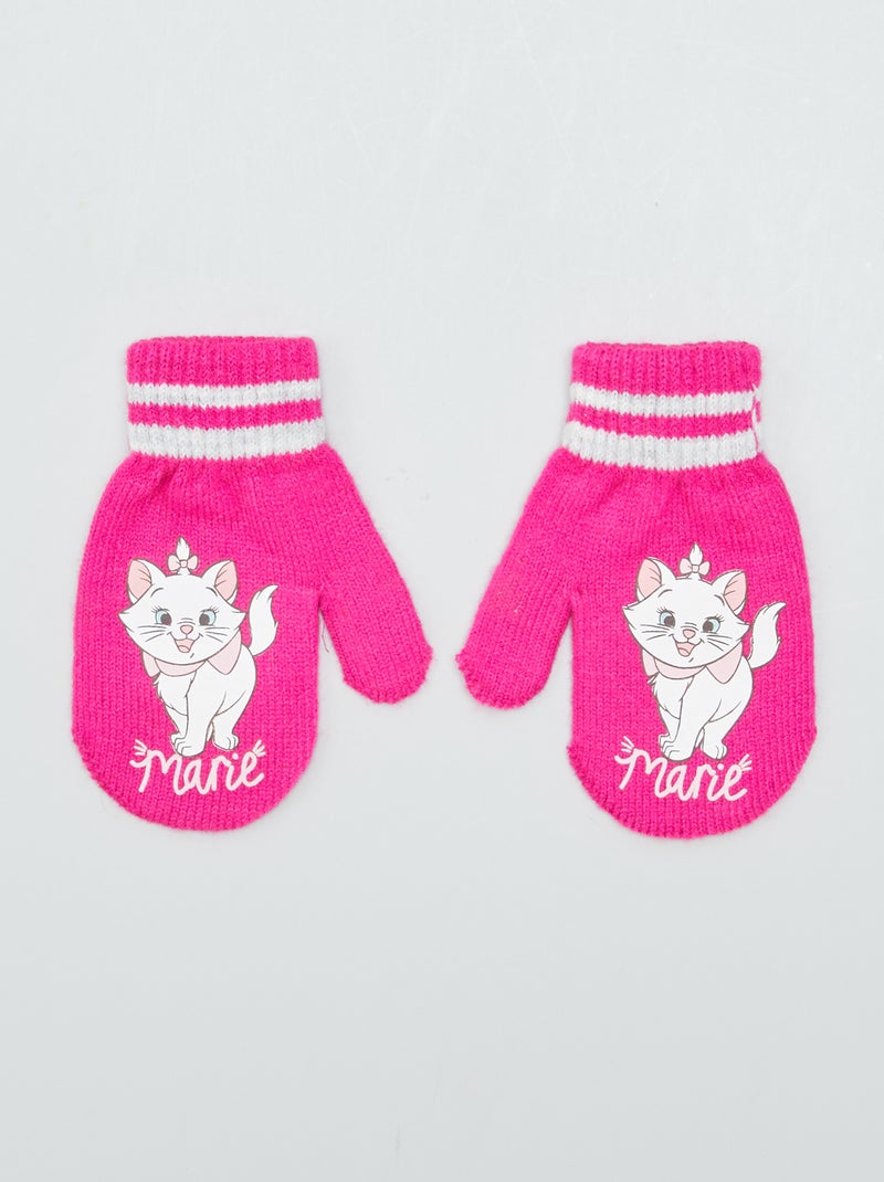 Guantes de punto 'Marie' 'Disney' fucsia - Kiabi