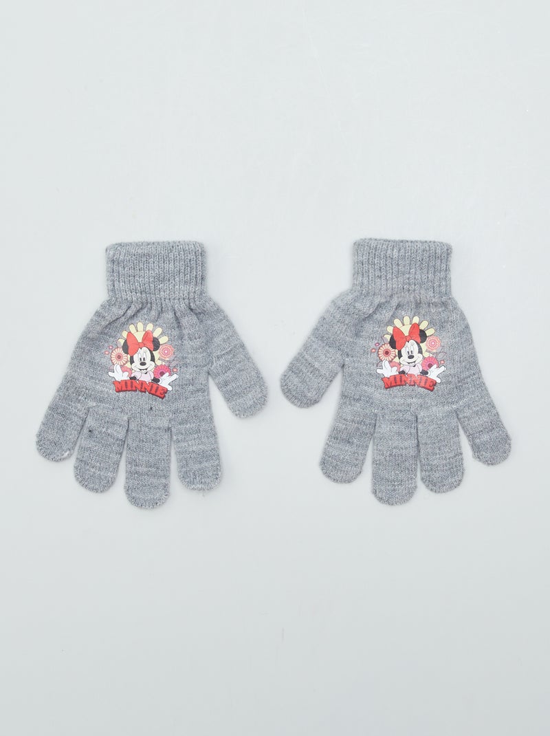 Guantes de punto 'Minnie' GRIS - Kiabi