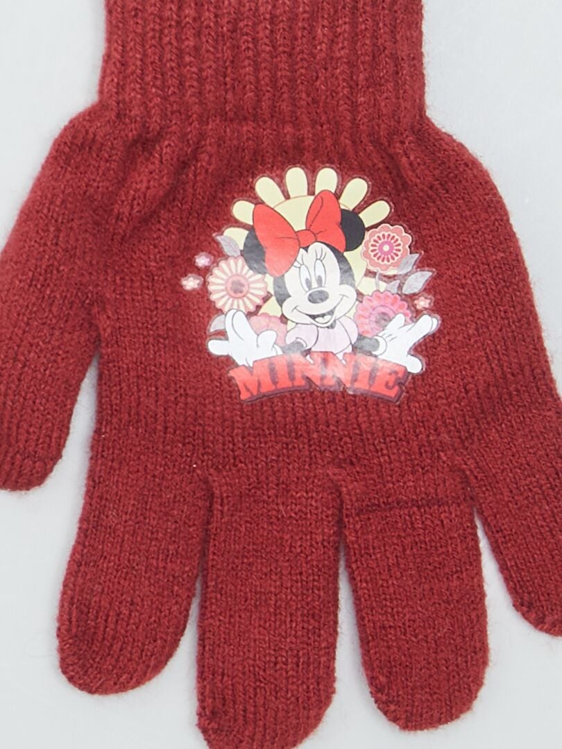 Guantes de punto 'Minnie' - ROJO - Kiabi - 4.00€