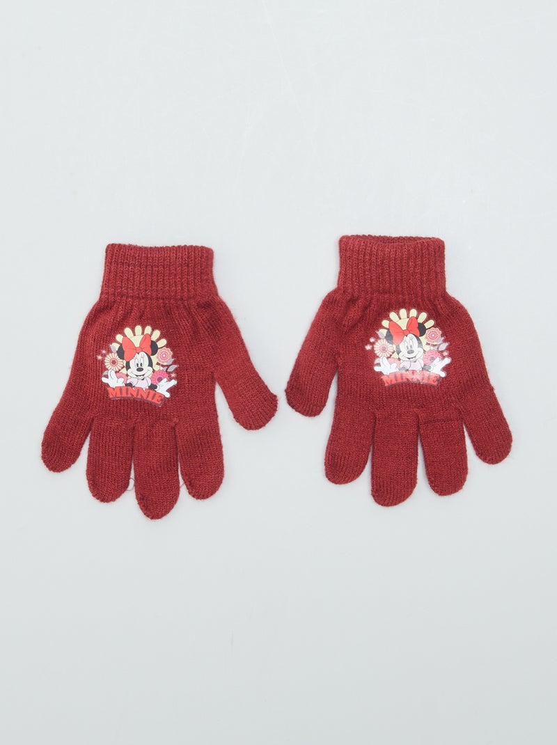 Guantes de punto 'Minnie' ROJO - Kiabi