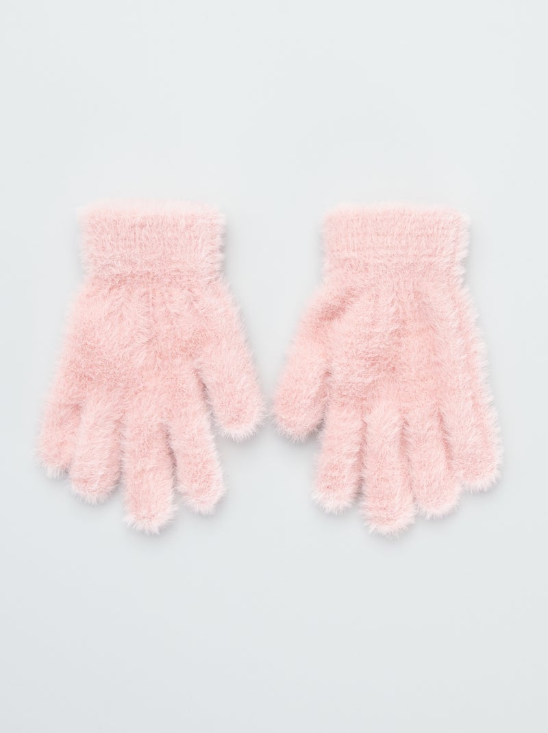 Guantes de punto ROSA - Kiabi