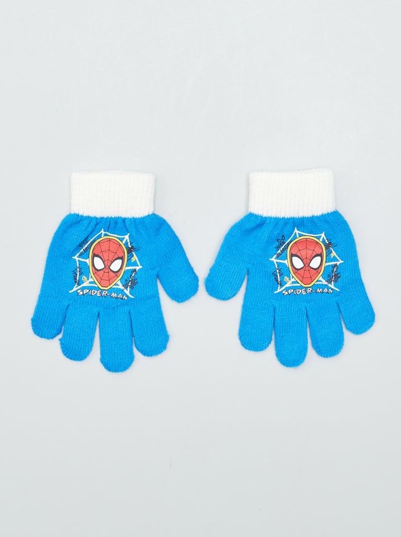 Guantes de punto 'Spider-Man' 'Marvel' azul - Kiabi