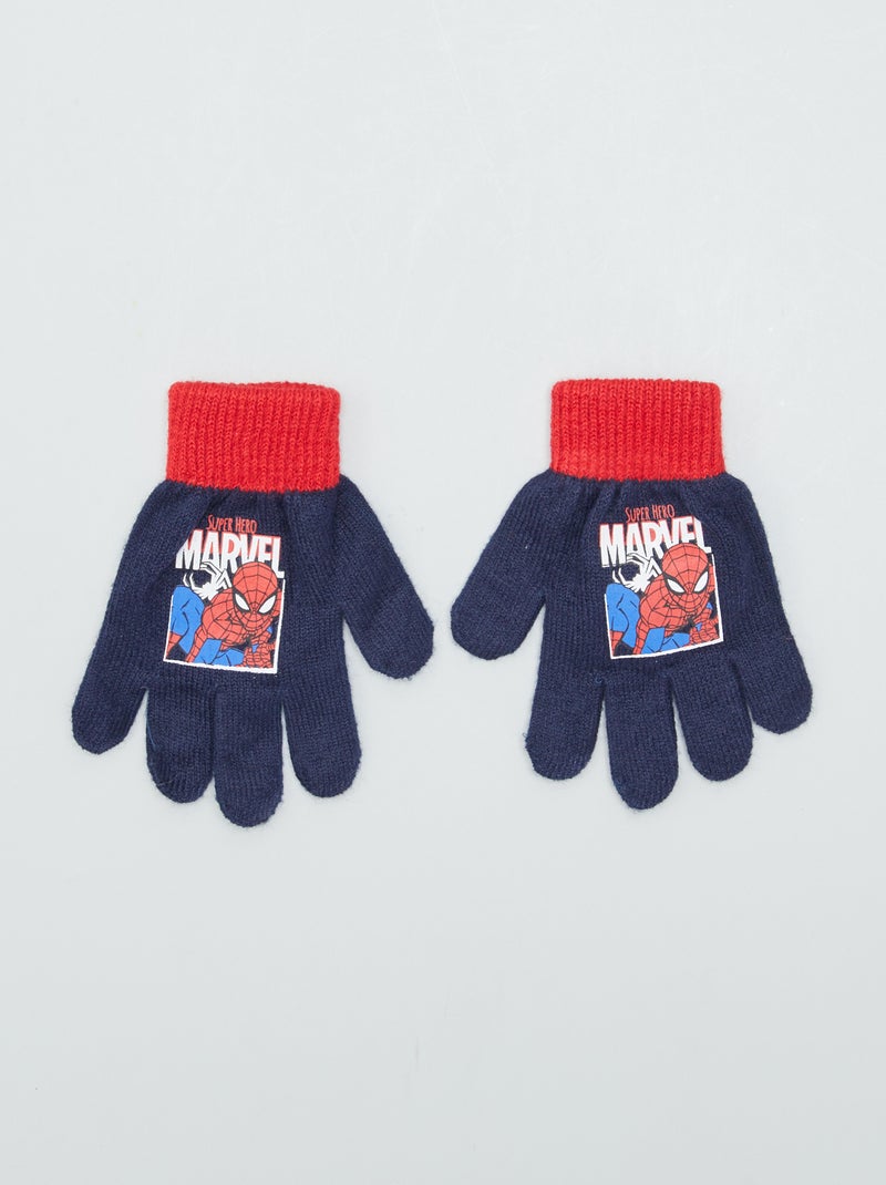Guantes de punto 'Spider-Man' 'Marvel' AZUL - Kiabi