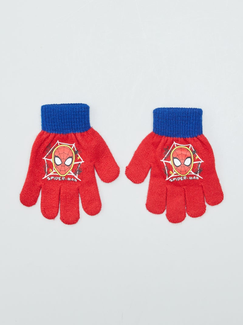 Guantes de punto 'Spider-Man' 'Marvel' ROJO - Kiabi