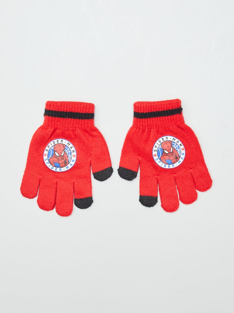 Guantes de punto 'Spiderman' ROJO - Kiabi