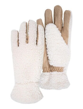 Guantes en sherpa, Forrado cálido mujer Isotoner
