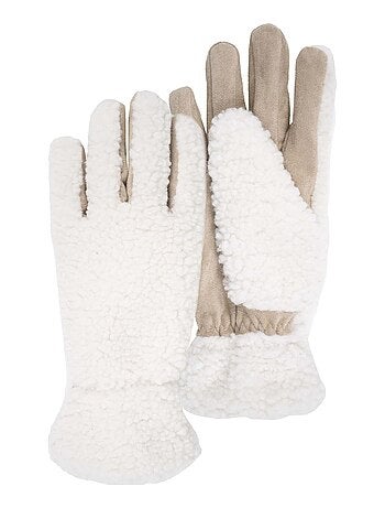 Guantes en sherpa, Forrado cálido mujer Isotoner