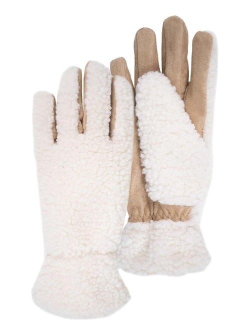 Guantes en sherpa, Forrado cálido mujer Isotoner - Kiabi