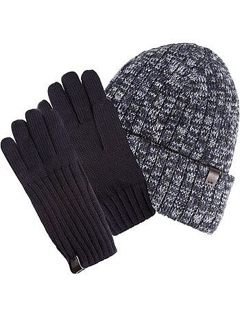 Guantes forrado cálido y polar, talla única hombre isotoner