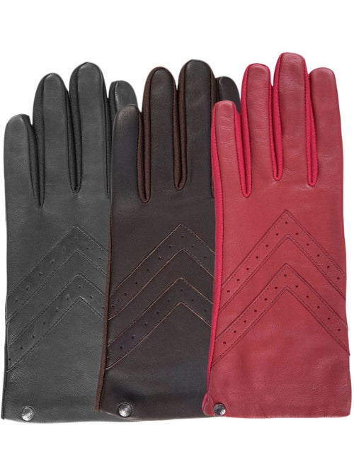 Guantes forrado seda - tejido de piel de oveja táctil mujer isotoner - Kiabi Guantes forrado seda - tejido de piel de oveja táctil mujer isotoner - Kiabi