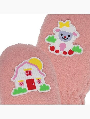 Guantes forro polar con forro de piel sintética bebé mixto isotoner
