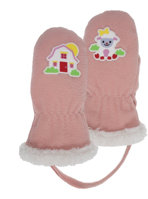 Guantes forro polar con forro de piel sintética bebé mixto isotoner - Kiabi