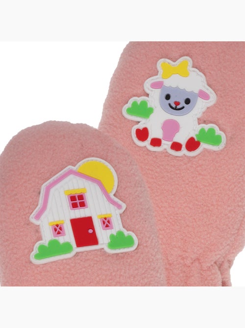 Guantes forro polar con forro de piel sintética bebé mixto isotoner - Kiabi