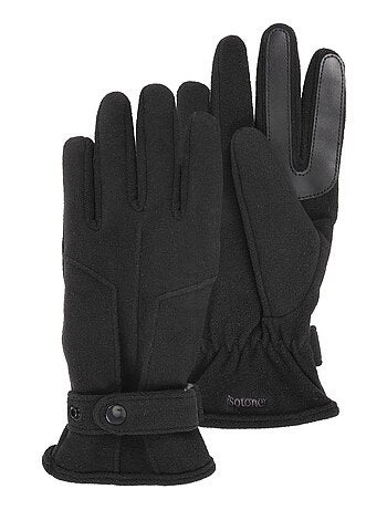 Guantes Forro polar reciclado táctil - Forro X-TRA FLEX hombre Isotoner