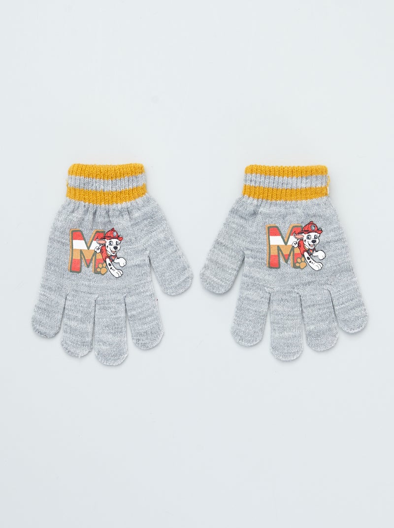 Guantes 'La Patrulla Canina' gris - Kiabi