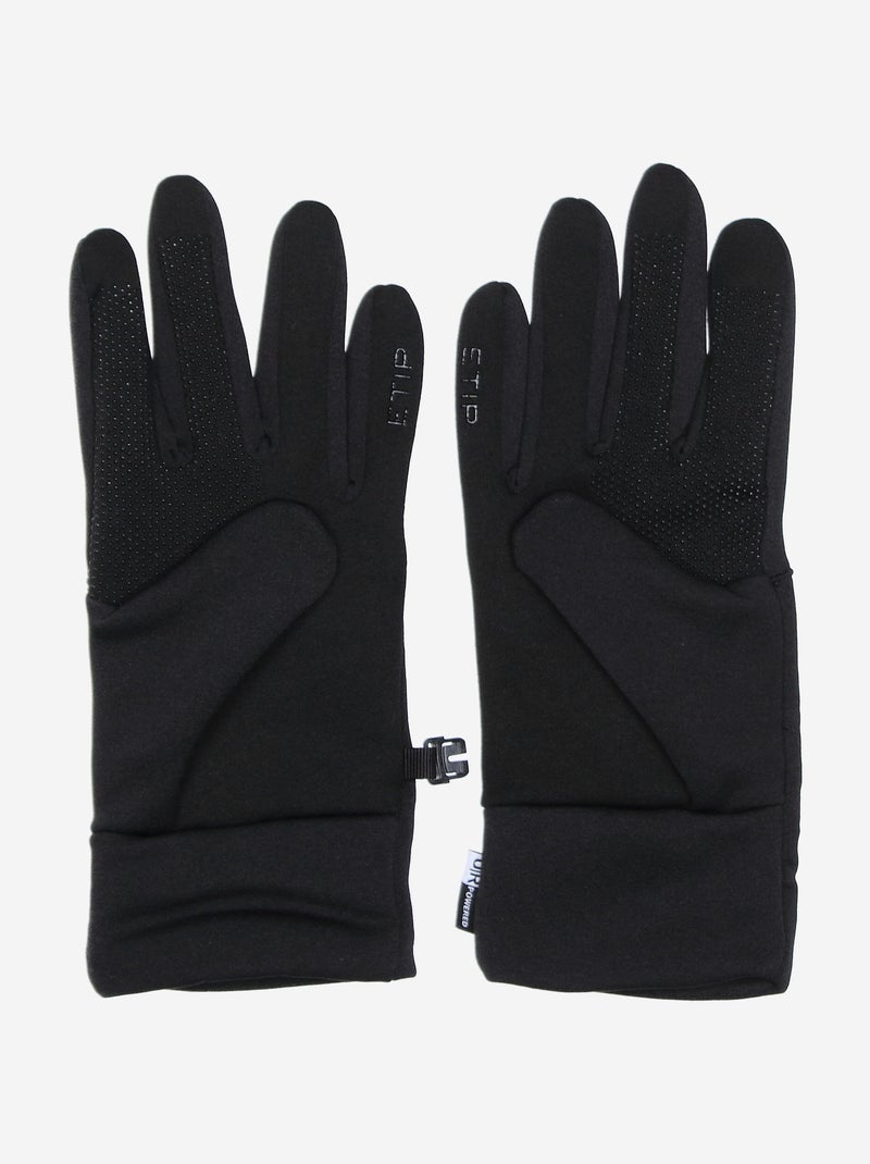 Guantes lisos - The North Face Negro Negro - Kiabi