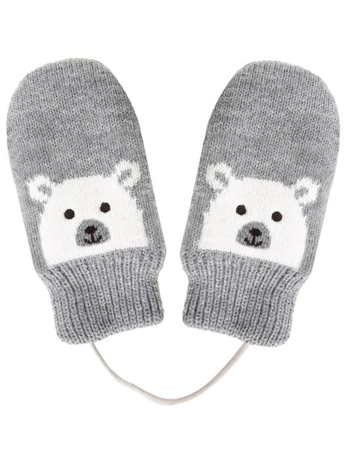 Guantes Motivo de oso - forrado con piel sintética niño mixto Isotoner - Kiabi