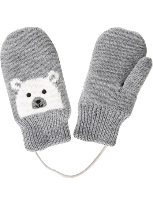 Guantes motivo de oso - forrado con piel sintética niño mixto isotoner - Kiabi