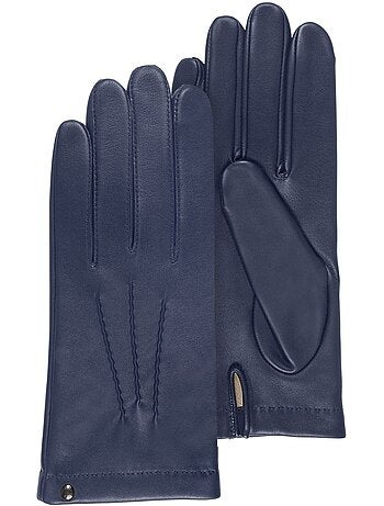 Guantes piel de cordero - forrado seda hombre
