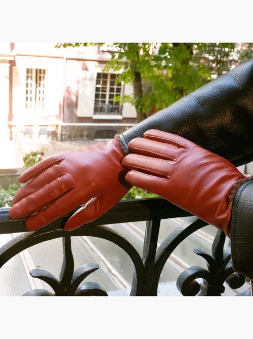 Guantes piel de cordero - forrado seda mujer isotoner - Kiabi Guantes piel de cordero - forrado seda mujer isotoner - Kiabi