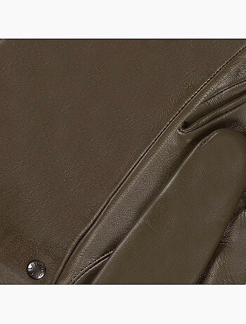 Guantes piel de cordero - forrado seda mujer isotoner