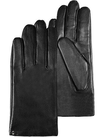 Guantes piel de cordero táctil - forro de micropiel sintética mujer isotoner
