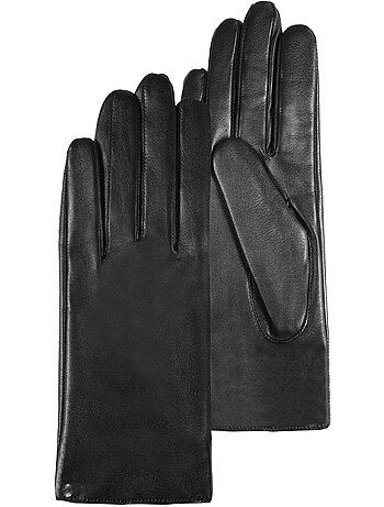 Guantes piel de cordero táctil - forro de micropiel sintética mujer isotoner