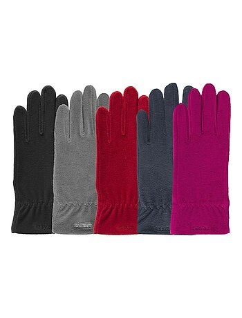 Guantes Resistente al agua, polar elástico, No forrado mujer Isotoner
