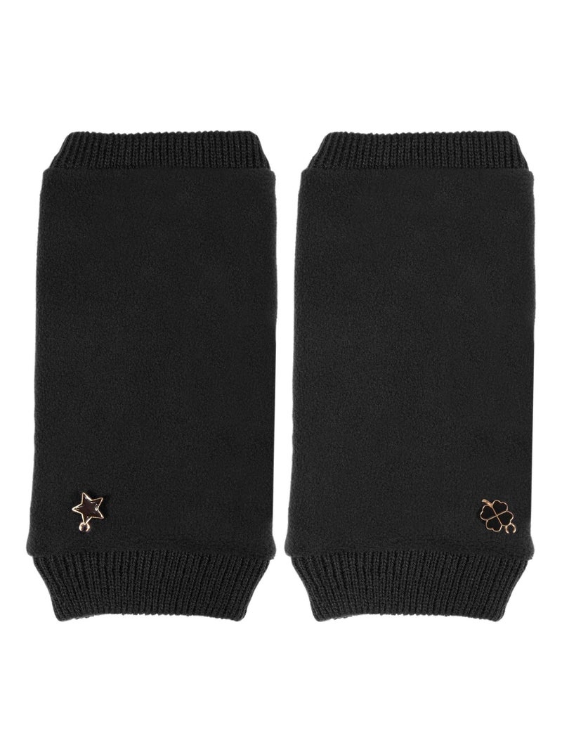 Guantes resistente al agua, vellón reciclado, No forrado mujer Isotoner Negro - Kiabi