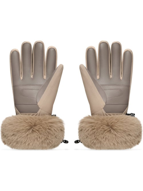 Guantes retro pelo esquí hombre y mujer langlauf camel - Kiabi