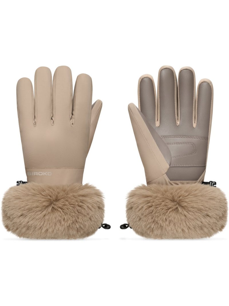 Guantes retro pelo esquí hombre y mujer langlauf camel Beige - Kiabi