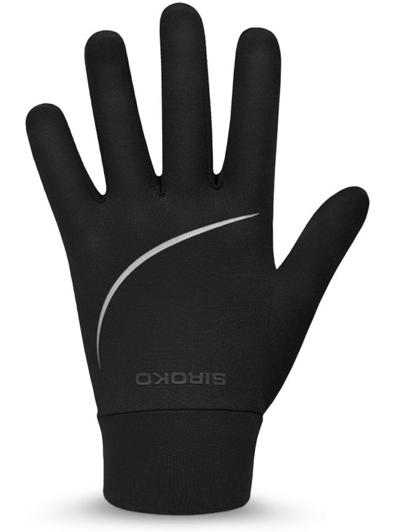 Guantes running fitness hombre y mujer neutron Negro - Kiabi