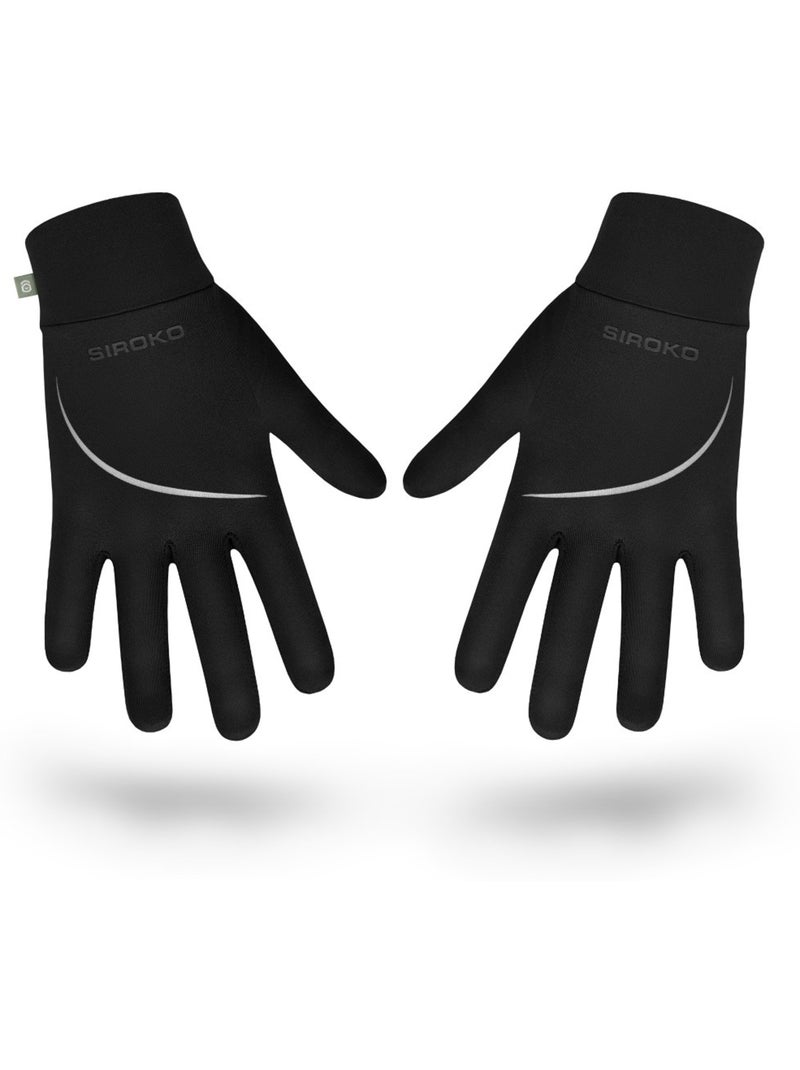 Guantes running fitness hombre y mujer neutron Negro - Kiabi