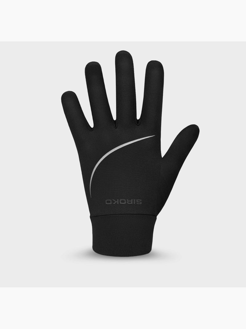 Guantes running fitness hombre y mujer neutron Negro - Kiabi