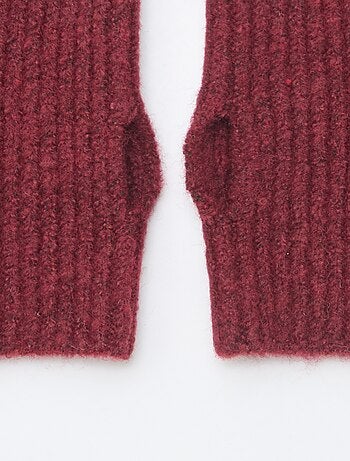 Guantes sin dedos de punto