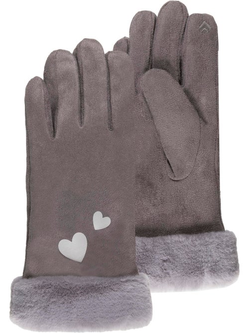 Guantes táctil, cálido, con forro de imitación de piel niño mixto isotoner - Kiabi Guantes táctil, cálido, con forro de imitación de piel niño mixto isotoner - Kiabi