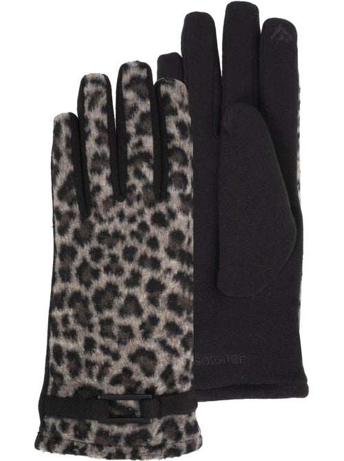 Guantes táctil, cálido, forrado de imitación de piel, talla única mujer isotoner - Kiabi