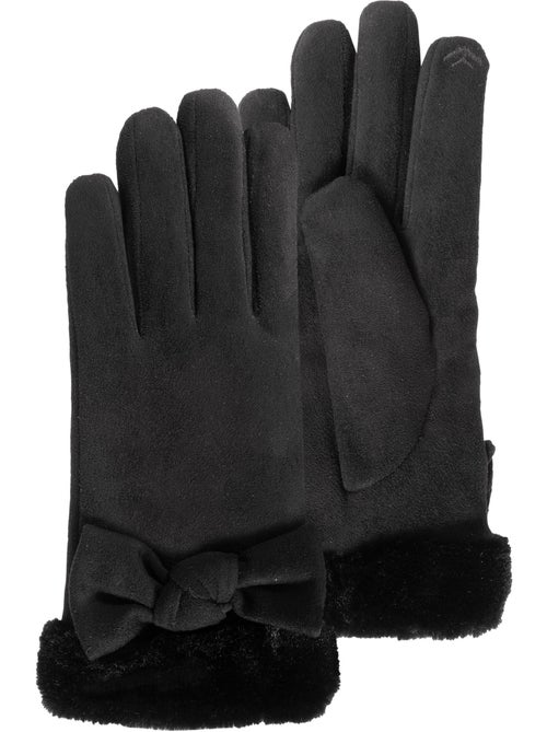 Guantes táctil, cálido, forrado de imitación de piel, talla única mujer isotoner - Kiabi Guantes táctil, cálido, forrado de imitación de piel, talla única mujer isotoner - Kiabi