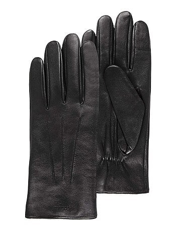 Guantes táctil, cálido, forrado de piel de oveja y vellón hombre Isotoner