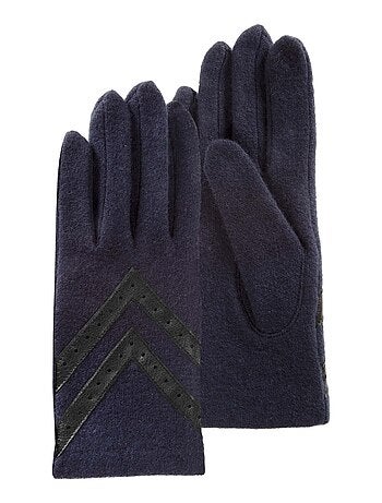 Guantes táctil, cálido, lana, no forrado mujer