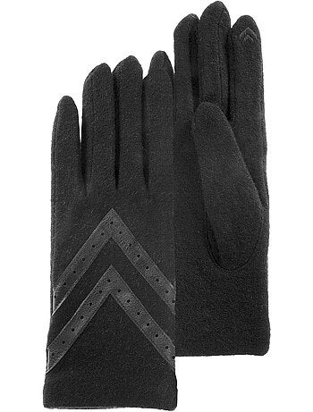 Guantes táctil, cálido, lana, no forrado mujer isotoner