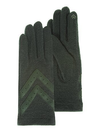 Guantes táctil, cálido, Lana, No forrado mujer Isotoner