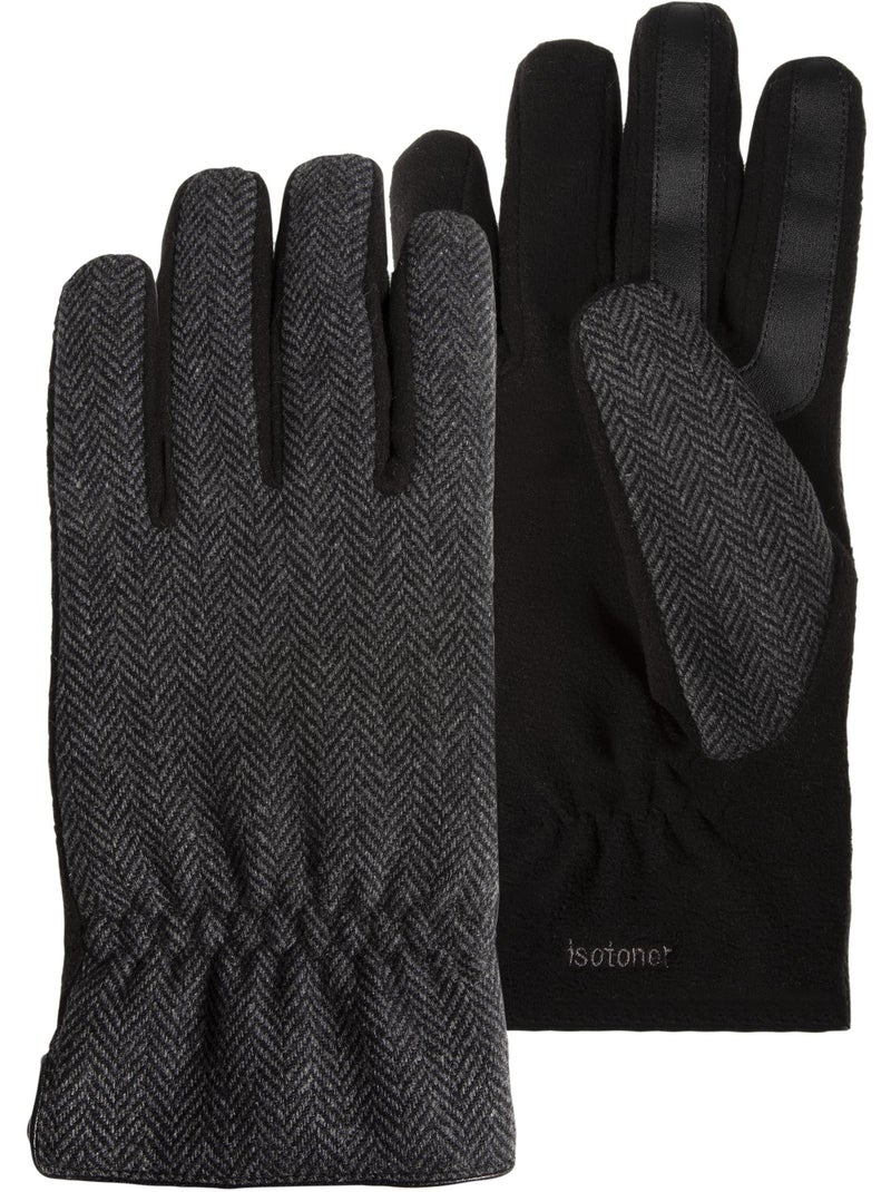 Guantes táctil, cálido y con forro polar hombre isotoner Gris gris - Kiabi