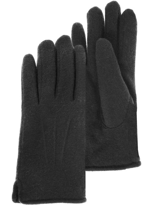 Guantes táctil de lana, forrado de imitación de micropiel hombre isotoner - Kiabi Guantes táctil de lana, forrado de imitación de micropiel hombre isotoner - Kiabi