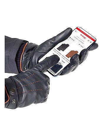 Guantes táctil, de vellón reciclado hombre Isotoner