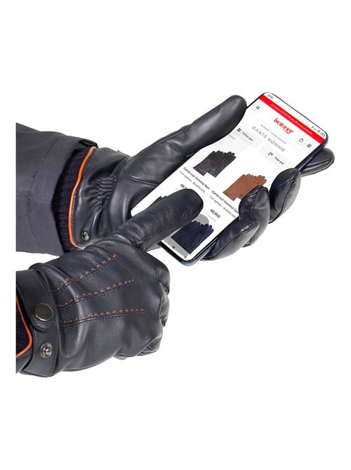 Guantes táctil, de vellón reciclado hombre Isotoner - Kiabi