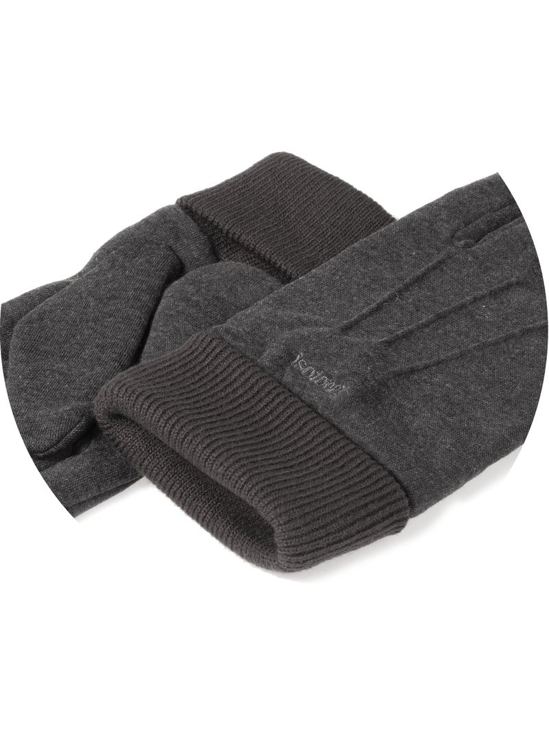 Guantes táctil en tejido suave y cálido, No forrado hombre Isotoner Gris - Kiabi