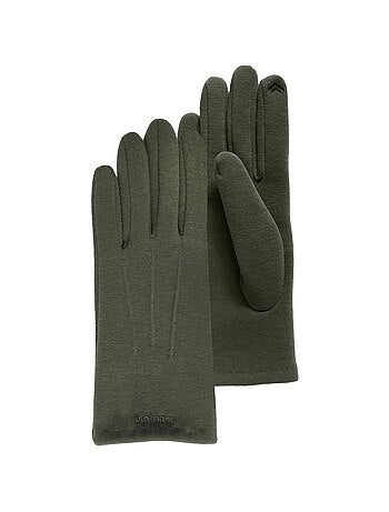 Guantes táctil en tejido suave y cálido, no forrado mujer isotoner