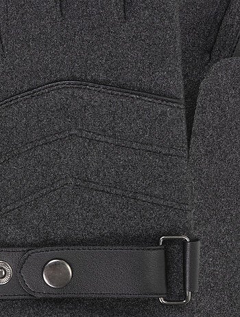 Guantes táctil, microfibra - forrado de piel sintética hombre Isotoner