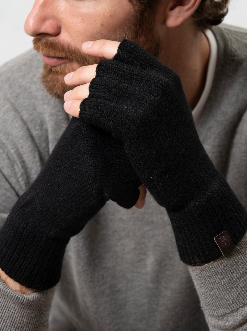Guantes tacto ultra suave hombre Isotoner Negro - Kiabi